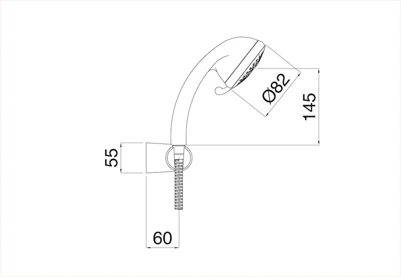 Technical Drawing for Bugnatese, Xara,  Zuhanyszett   – Fürdő – 19713
