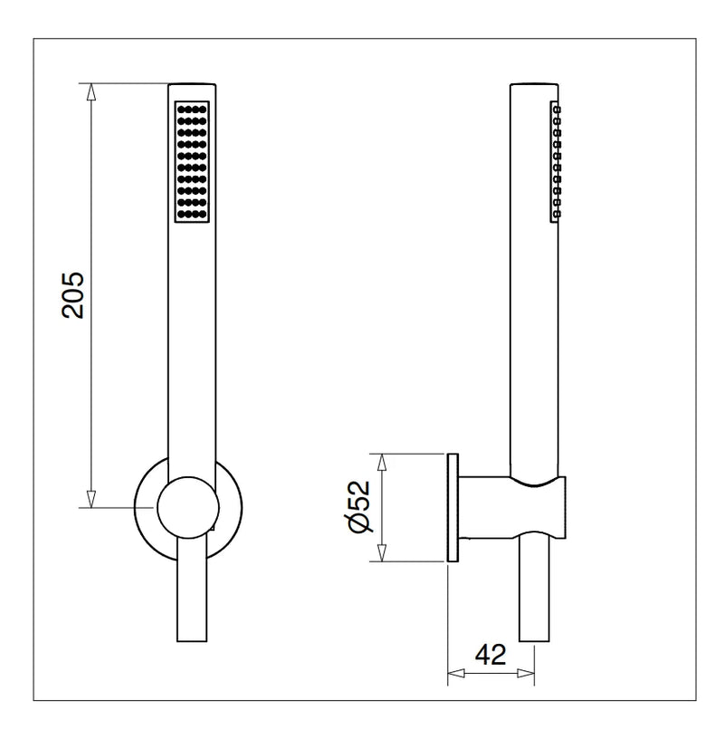 Technical Drawing for Bugnatese, Century, Zuhanyszett – Fürdő – 19715