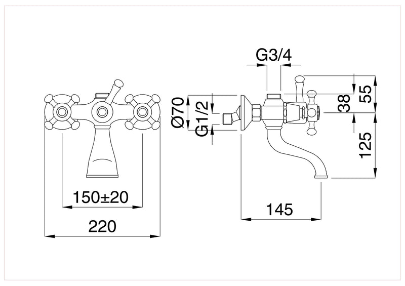 Technical Drawing for Bugnatese, Fali kádcsaptelep – Fürdő – 901